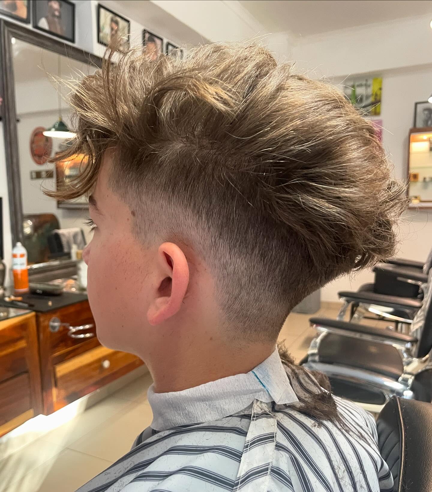 Skin fade haircut