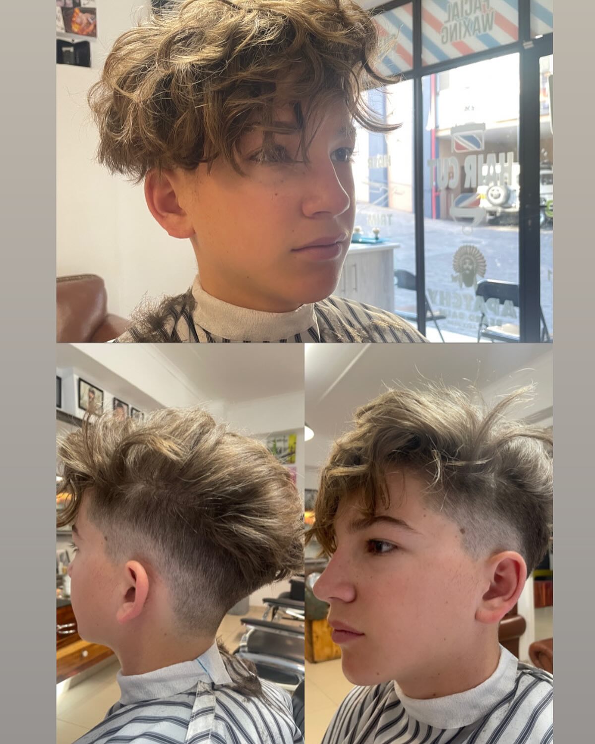 Fade transformation before and after